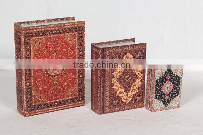 shabby chic classic book shaped candy gift box