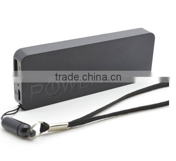 promotional slim mobile power bank 2600mah portable power bank