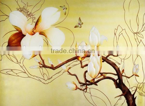 Colorful Glass Wall Decoration Hanging Hand Painted Glass