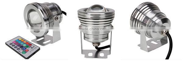 10W RGBW led swimming pool light remote control 12V 24V 220V IP68 waterproof pool light globes