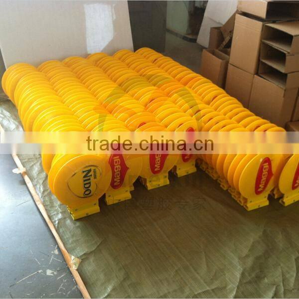 OEM sign plastic display with painting ,advertising products