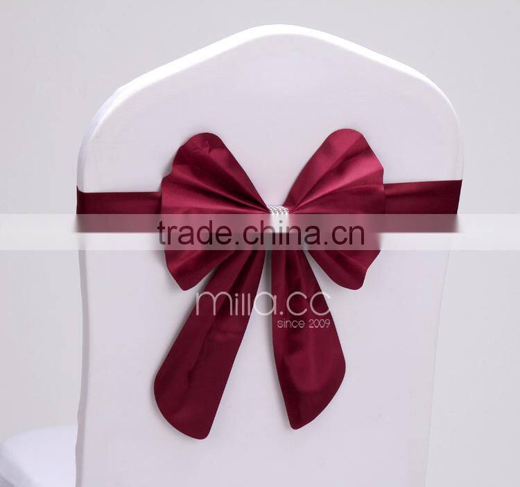 Wholesale China factory no need tie chair cover bow