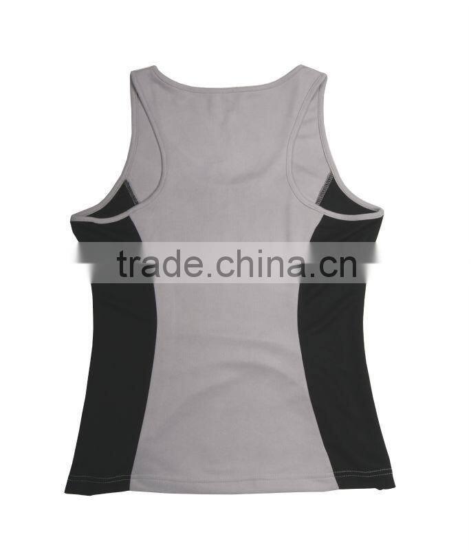 Cotton Spandex Slim Fit Running Men Tank Top Design