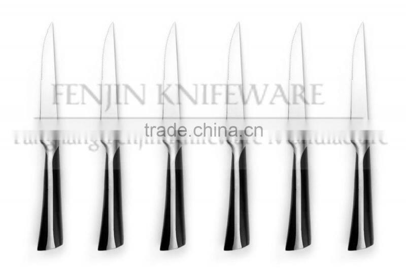 4PCS Clam Shell Package POM Serrated Steak Knife Set