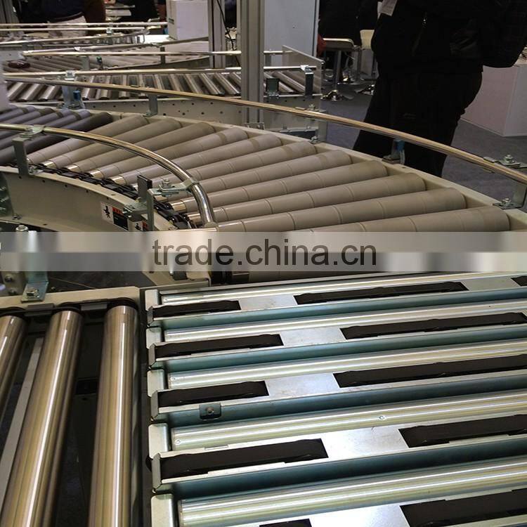 Curve Running Roller Conveyor
