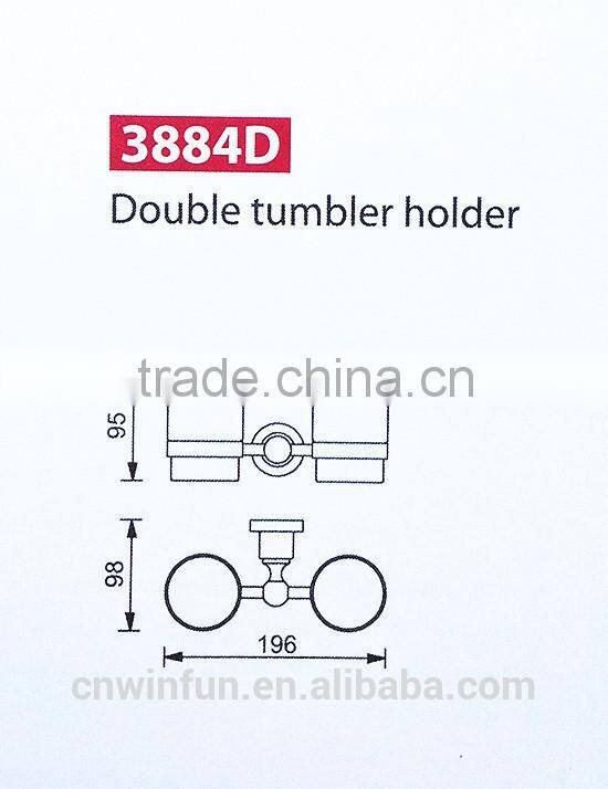 Double Solid Brass Antique bronze tumbler holder,Bathroom Hardware Product,Bathroom Accessories