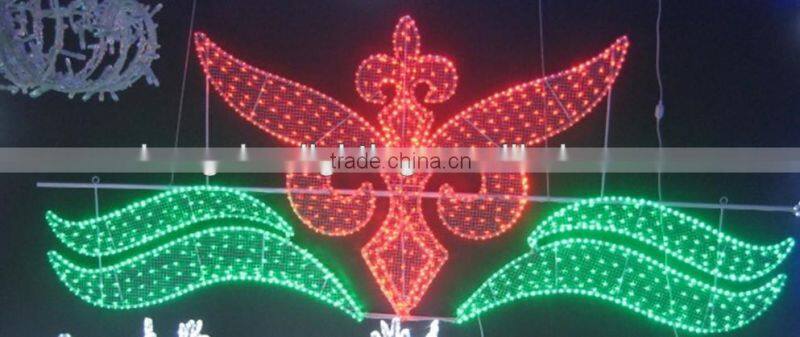 Hot Ce Waterproof Christmas Rope Light Motif Decorative Outdoor Hanging Led Motif Light Ip44 Made In China