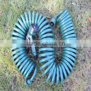 best coiled and fitted shrinking hose water hose
