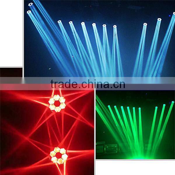 best price Wash Moving Head Osram 6PCS 30W RGBW 4in1 LED Bee Eye Disco Light