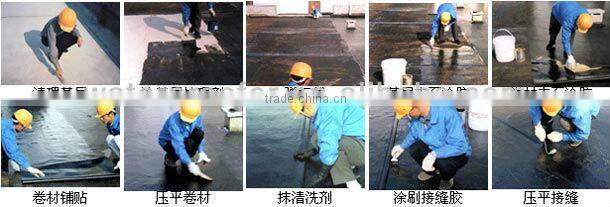 5mm SBS modified bituminous waterproof sheet with polyester tire