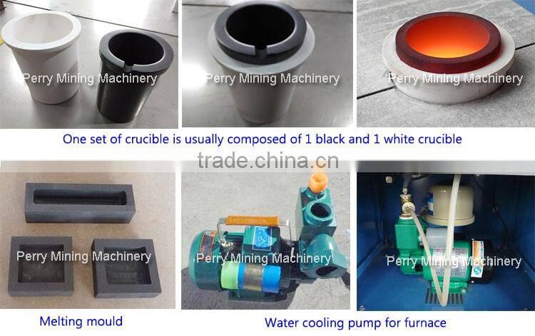 Induction Gold Aluminum Melting Furnace