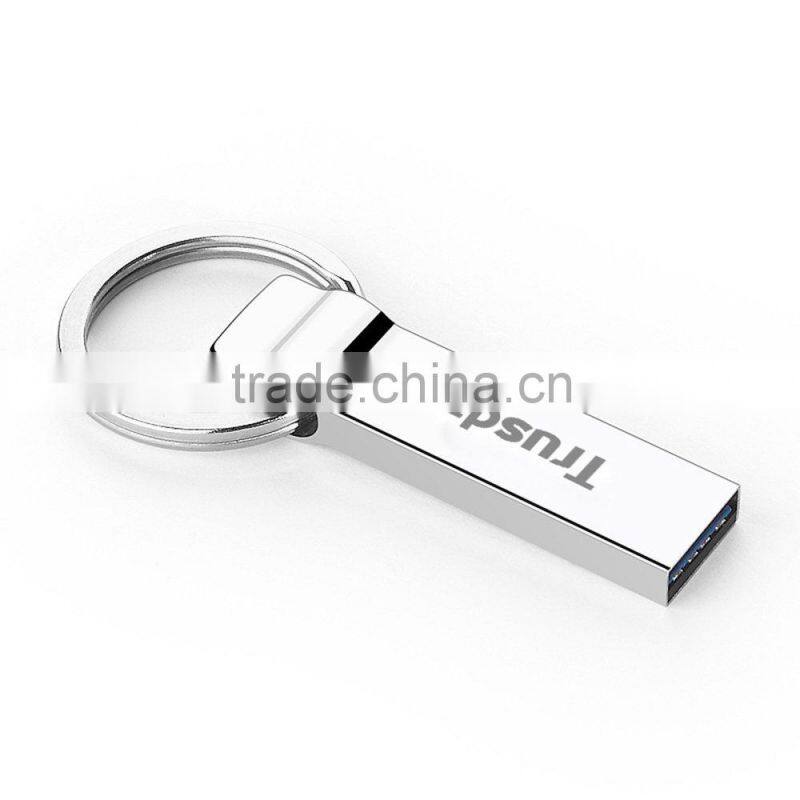 Trusda New U90 32GB USB 3.0 High Speed Portable External Metal Flash Drive Media Storage , Special Design Key Ring
