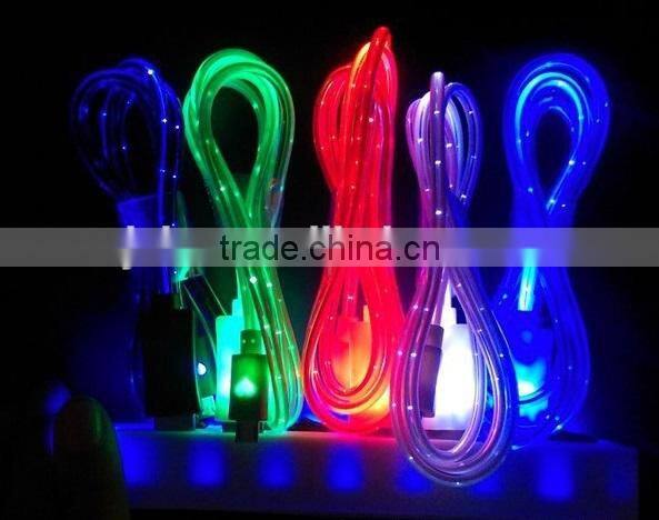 Good quality and interesting micro usb cable with led light, LED USB cable