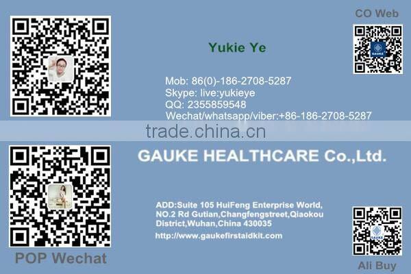 10" eva case portable first aid bag kit with zipper