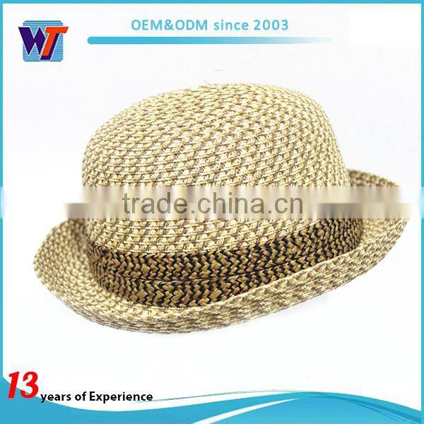 High quality summer beach straw bonnet hat