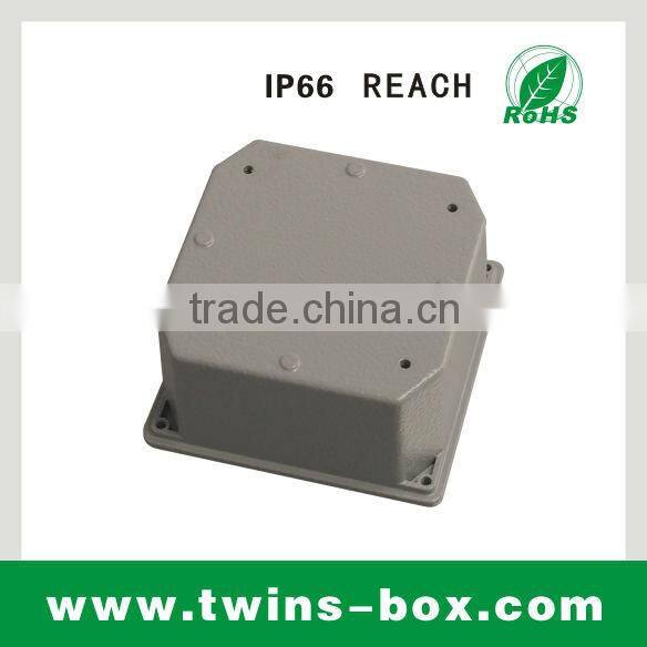Die casting aluminum waterproof box aluminum metal button box aluminum waterproof box IP65