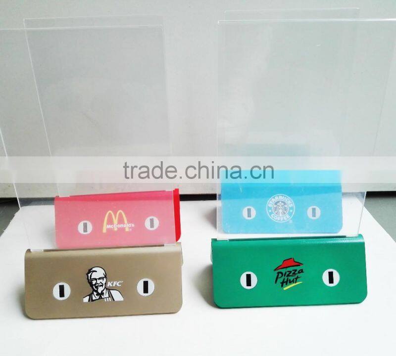 10000mah colorful restaurant table menu powerbank OEM service available