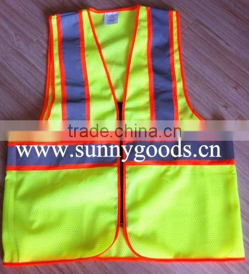 road traffic reflective hi vis safety vest