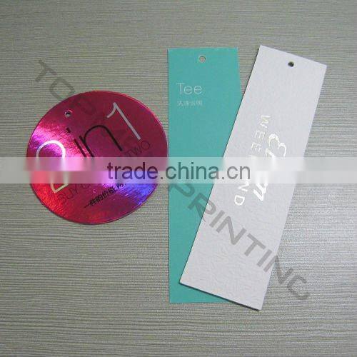 157g Coated Paper Printable Hang Tags for Clothing
