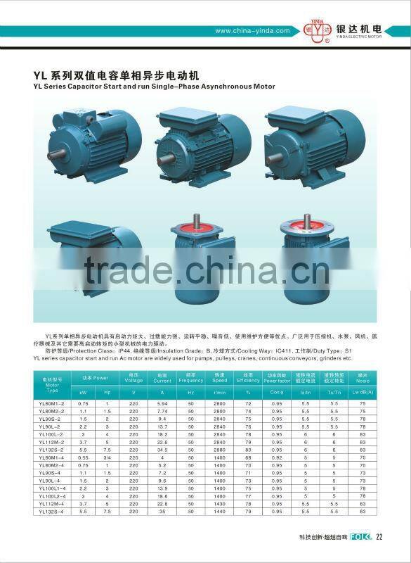 Single Phase refrigerator condenser fan motor
