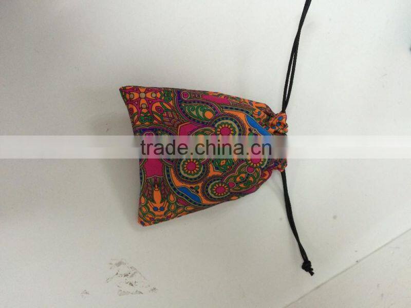 Printing fashion wallet drawstring bag