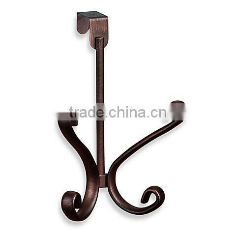 metal double clothes over the door hook