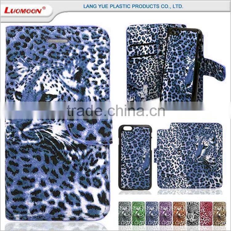 new products 2016 trending leopard pattern separable flip cover cell phone case with for lg k10 g3 g4 g5 g2 g1