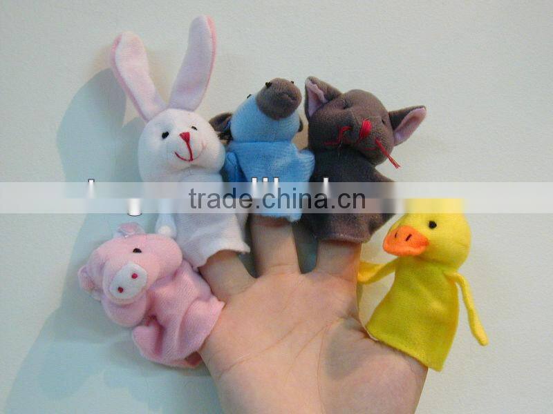 Plush Finger Animal Puppet