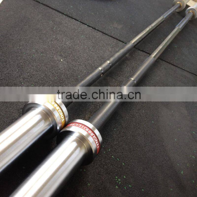 Crossfit Professional 8 Bearings Weightlifting Barbell /competition weight lifting bars /1500LB loading capacity for men OB-86"