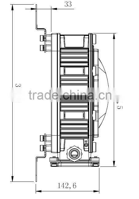 60w mining safety ex proof led tunnel light