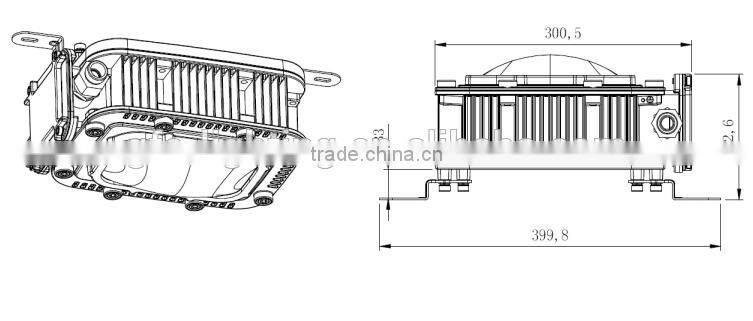 stainless steel 60W led explosion proof lights tunnel lights
