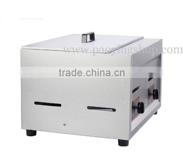 Commercial Use Stainless Steel LPG Gas Deep Fryer for Churros French Fries Chicken Twister Spiral Tornado Potato