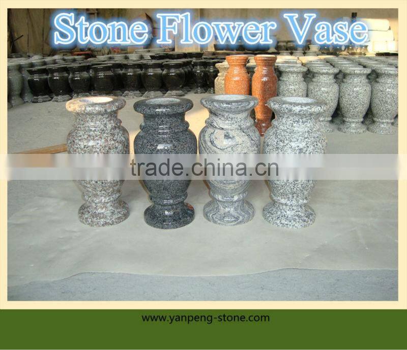 granite flower vase