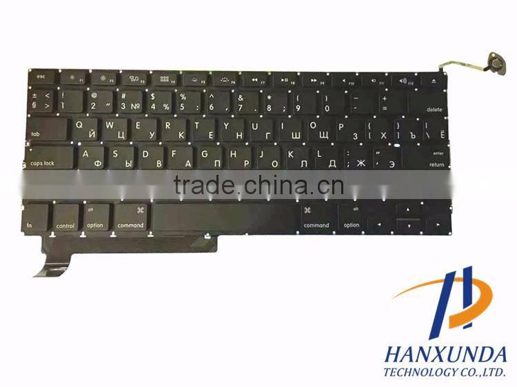 Original RU Version Keyboard for MBP Unibody 15inch A1286 RU Version No Backlight "I"type RETURN KEY 2009-2012