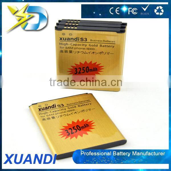 new arrival cellphone high capacity Battery for samsung i9300