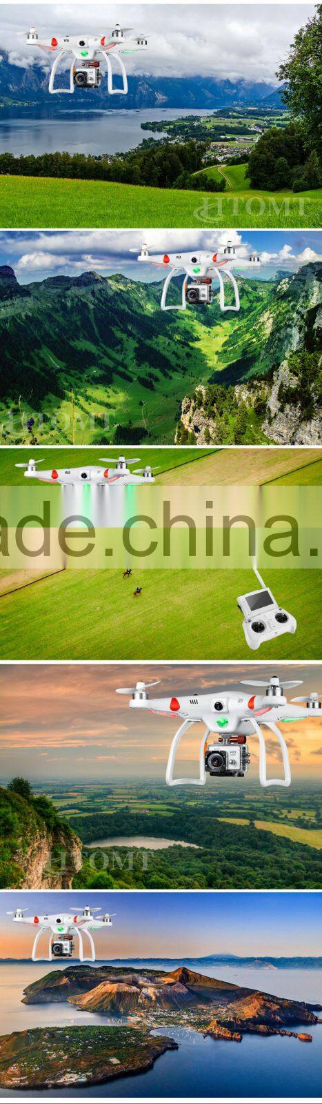2016 HTOMT Excellent professiona Rc quadcopter compatible FPV camera drone UAV helicopter with HD camera