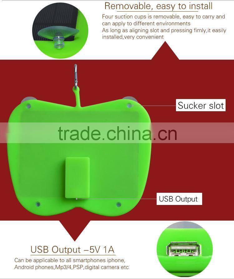 Sunever solar mobile phone charger fasion design solar panel charger