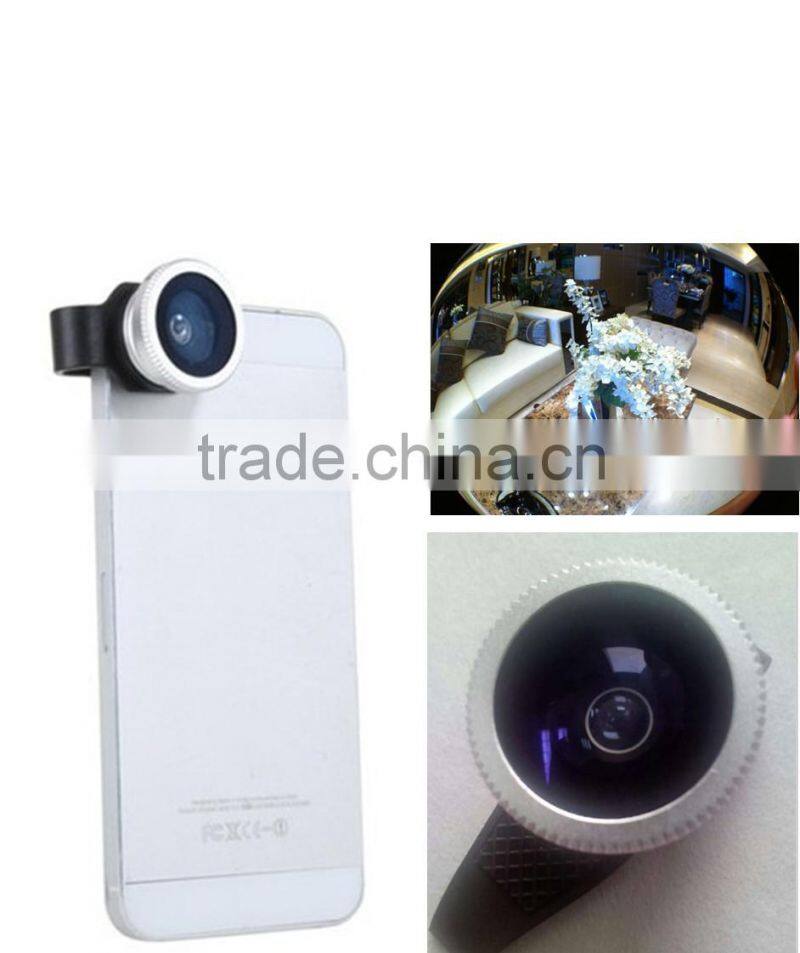 Universal clip 180 degree fisheye cheap lens for smartphone