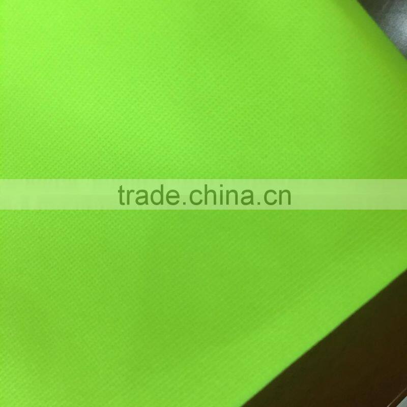 100gsm 100%polyester warp knitted fluorescent fabric for safety vest