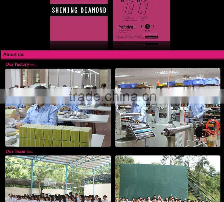 Korea PET Diamond screen guard for blackberry 9810