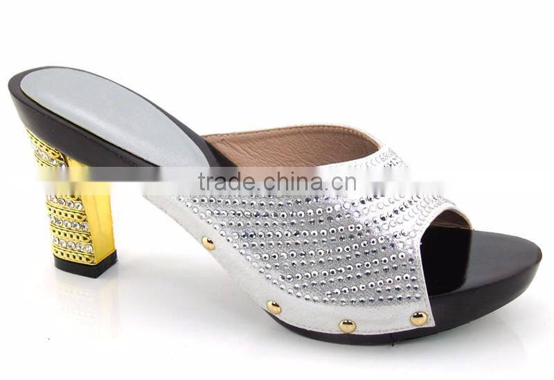 Hot sale bright beautiful color new fashion pattern ladies shoes 7 different colors pattern number DX16-708