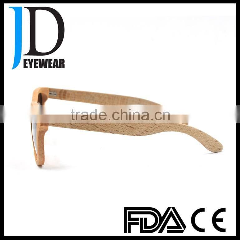 Top Quality UV400 Wood Polarized Custom Made Sunglasses