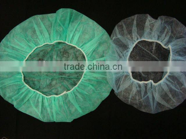 disposable non-woven bouffant caps