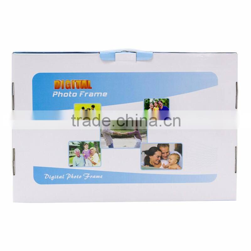 2017 new model black/white 10 inch battery operate digital photo frame