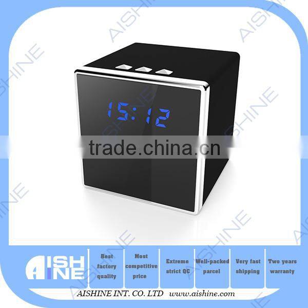 Shenzhen Manufacturer Digital Clock WiFi Nanny Camera P2P 1080P Hidden camera