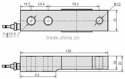 Shear beam type load cell