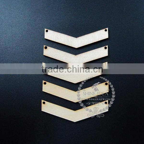 60*10mm natural wood log boomerang charm pendant charm DIY painting charm supplies 1800154