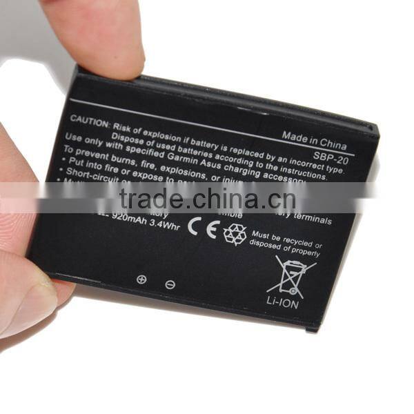 gb/t 18287-2013 mobile phonFactory OEM Original Standard Mobile Phone Battery 920mAh For ASUS SBP-20 GarminFone M20 Batteri AKKU