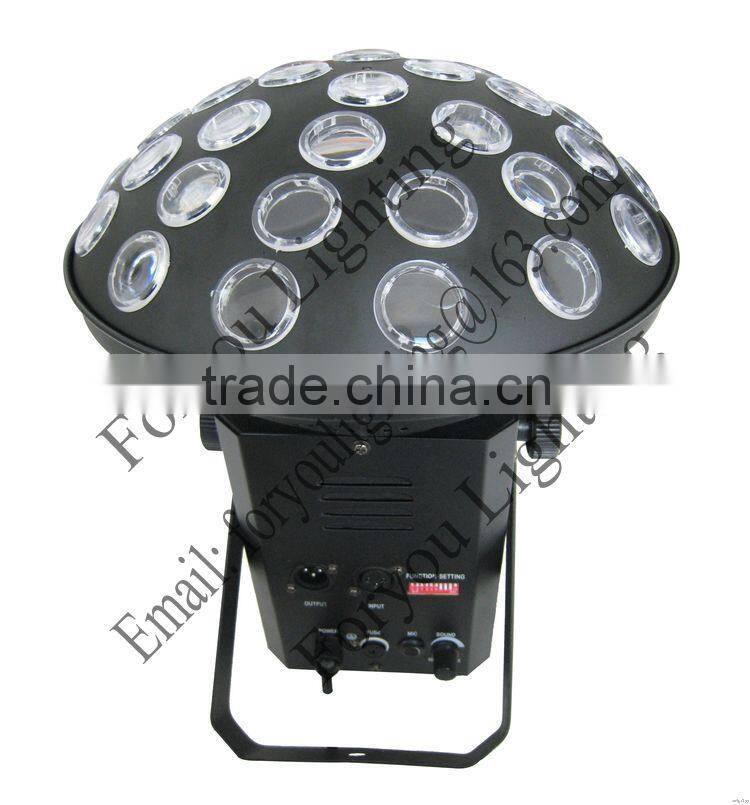 Branded factory price 3*9w rgb 3 in 1 leds mushroom dj led effect light