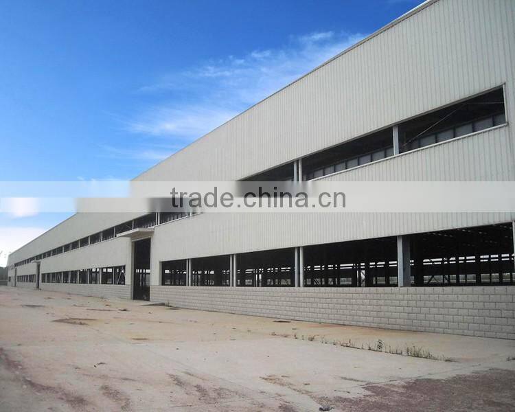 easy install workshop steel structure hay shed design factory for lease from China